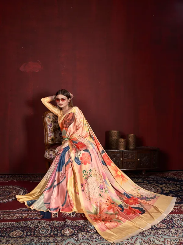 Suha_Womens_Fashion_Ethnic_Multicolor_Printed_Saree