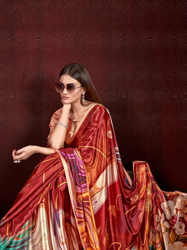 Suha_Womens_Fashion_Ethnic_Multicolor_Printed_Saree