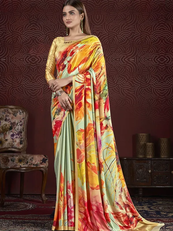 Suha_Womens_Fashion_Ethnic_Multicolor_Printed_Saree