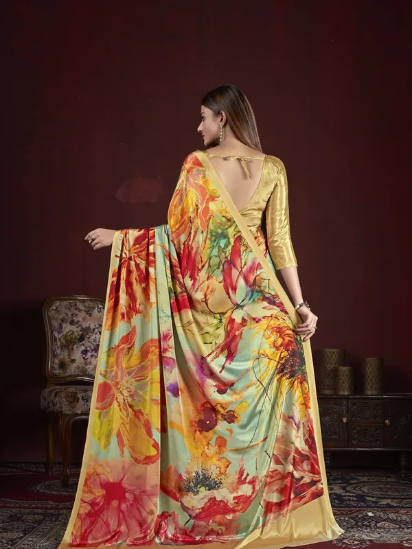 Suha_Womens_Fashion_Ethnic_Multicolor_Printed_Saree