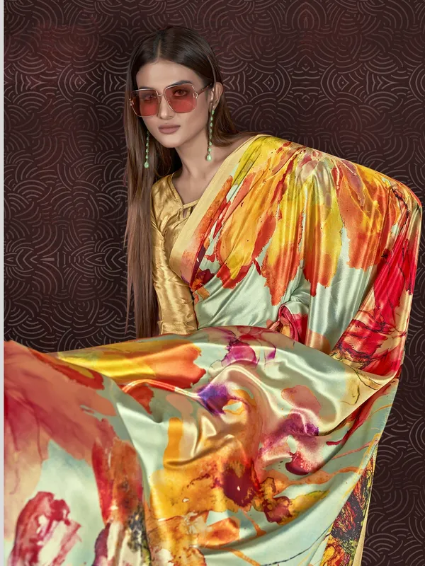Suha_Womens_Fashion_Ethnic_Multicolor_Printed_Saree