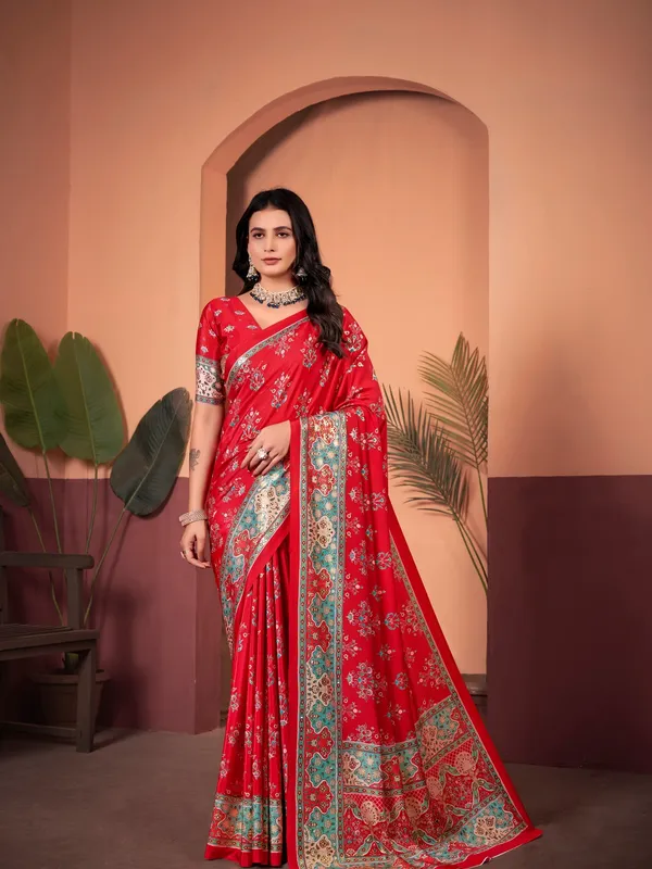 Suha_Womens_Fashion_Ethnic_Multicolor_Printed_Saree