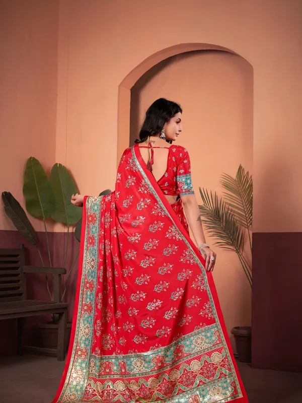 Suha_Womens_Fashion_Ethnic_Multicolor_Printed_Saree
