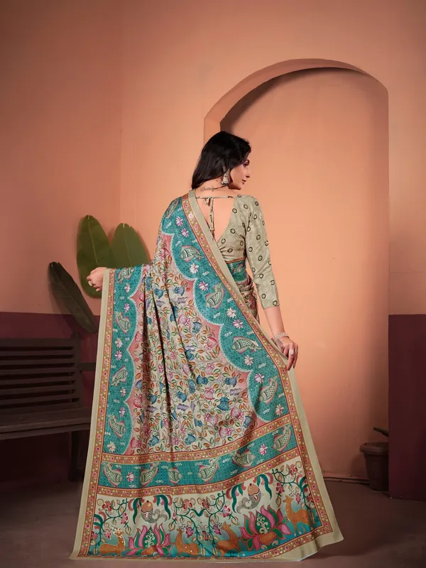 Suha_Womens_Fashion_Ethnic_Multicolor_Printed_Saree