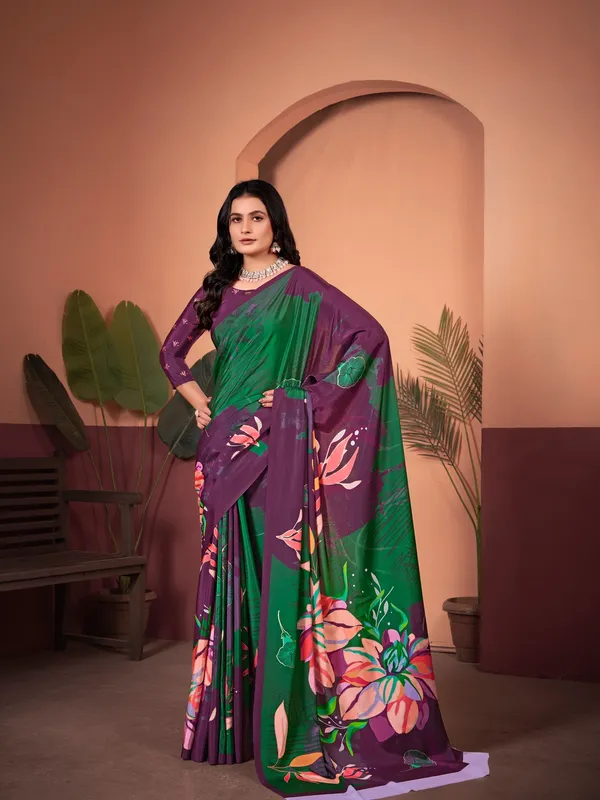 Suha_Womens_Fashion_Ethnic_Multicolor_Printed_Saree