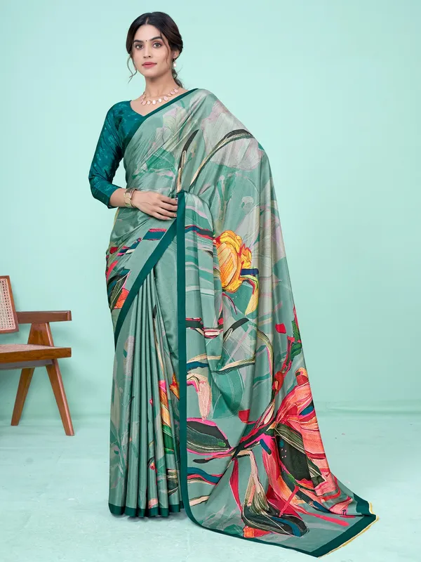 Suha_Womens_Fashion_Ethnic_Multicolor_Printed_Saree