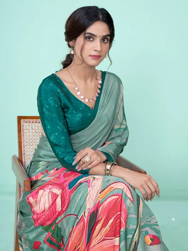 Suha_Womens_Fashion_Ethnic_Multicolor_Printed_Saree