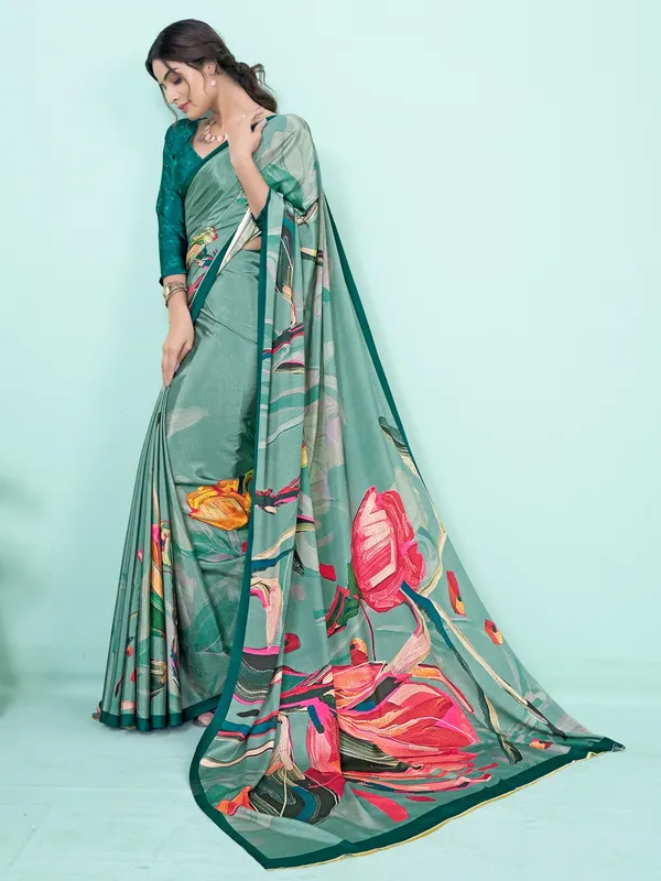 Suha_Womens_Fashion_Ethnic_Multicolor_Printed_Saree