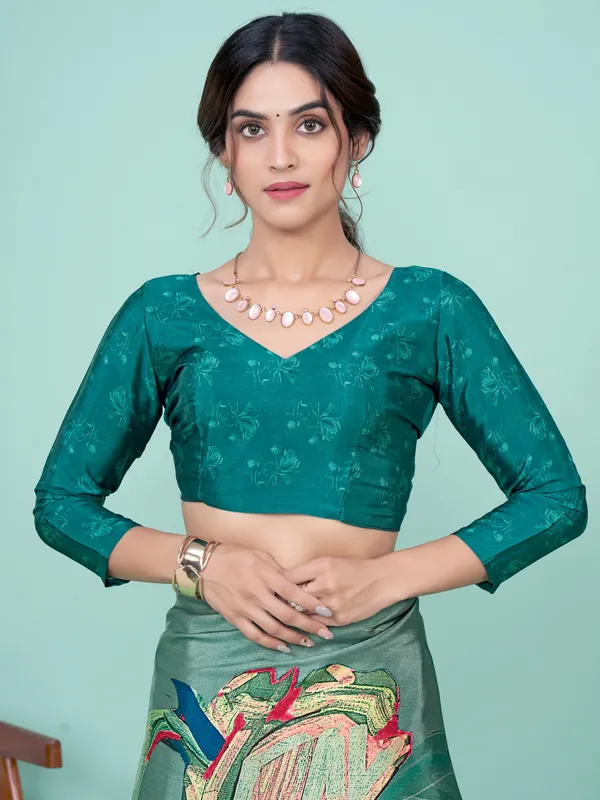 Suha_Womens_Fashion_Ethnic_Multicolor_Printed_Saree