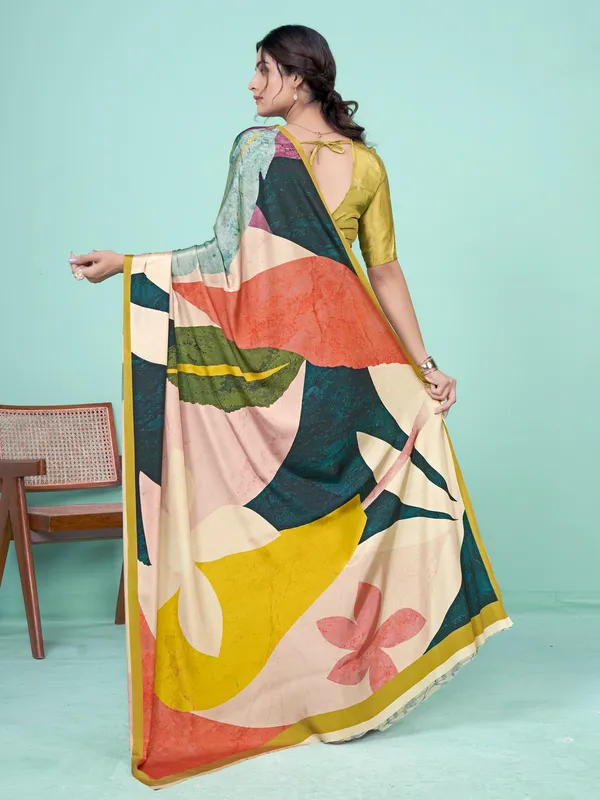 Suha_Womens_Fashion_Ethnic_Multicolor_Printed_Saree