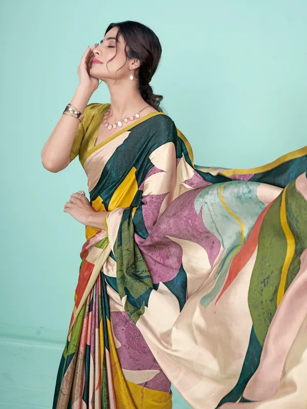 Suha_Womens_Fashion_Ethnic_Multicolor_Printed_Saree