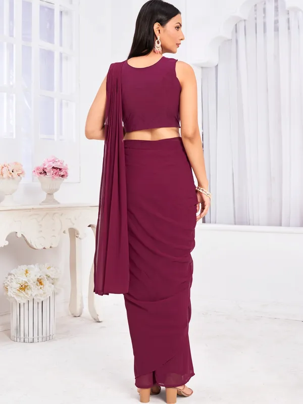 Suha_Womens_Fashion_Ethnic_Ready_to_Wear_Embroidered_Maroon_Color_Saree