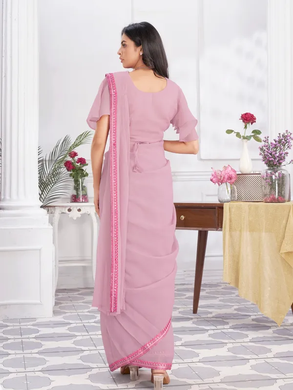 Suha_Womens_Fashion_Ethnic_Ready_to_Wear_Embroidered_Pink_Color_Saree
