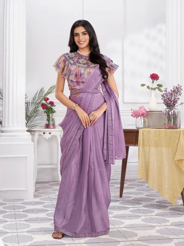 Suha_Womens_Fashion_Ethnic_Ready_to_Wear_Embroidered_Pink_Color_Saree