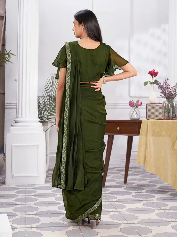 Suha_Womens_Fashion_Ethnic_Ready_to_Wear_Embroidered_Olive_Color_Saree
