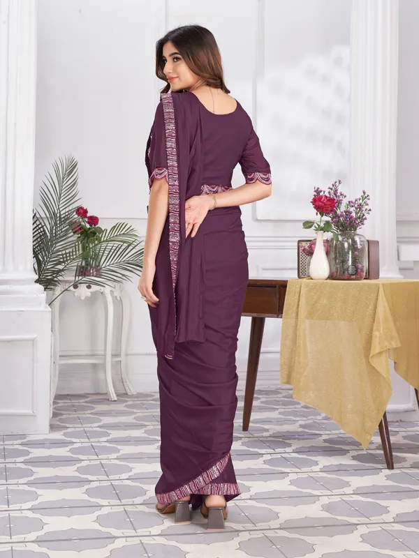 Suha_Womens_Fashion_Ethnic_Ready_to_Wear_Embroidered_Maroon_Color_Saree