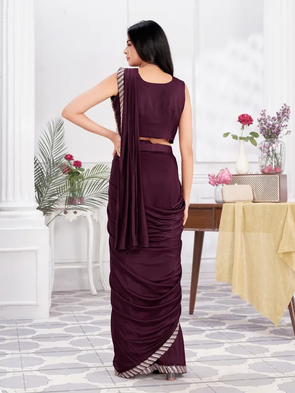 Suha_Womens_Fashion_Ethnic_Ready_to_Wear_Embroidered_Maroon_Color_Saree