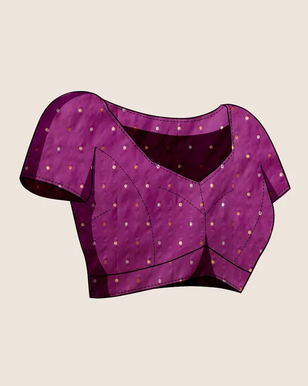 Purple_Cotton_Silk_Woven_Kanjivaram_Saree_With_Unstitched_Blouse_For_Women