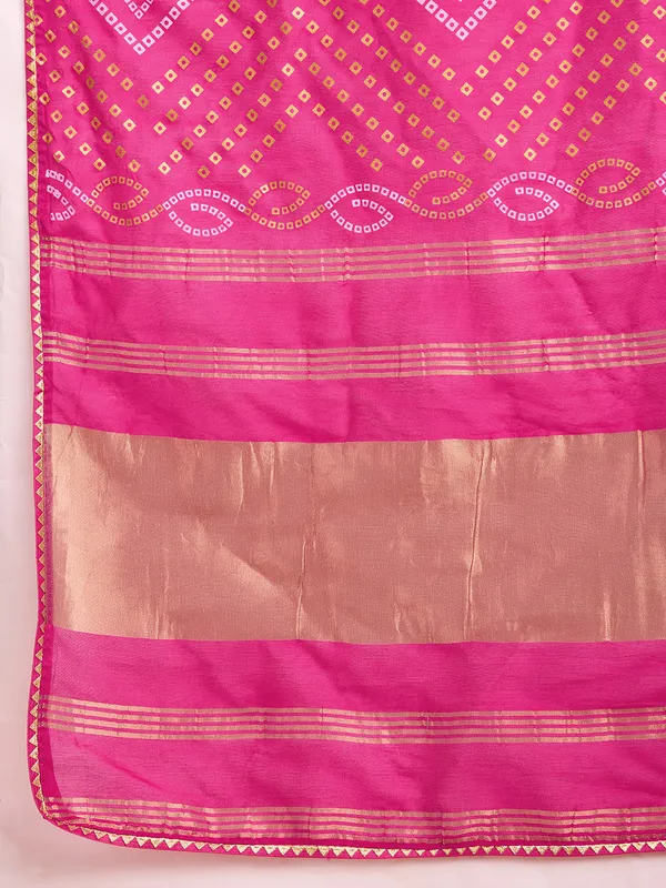 Pink_Cotton_Silk_Printed_Kota_Doria_Saree_With_Unstitched_Blouse_For_Women