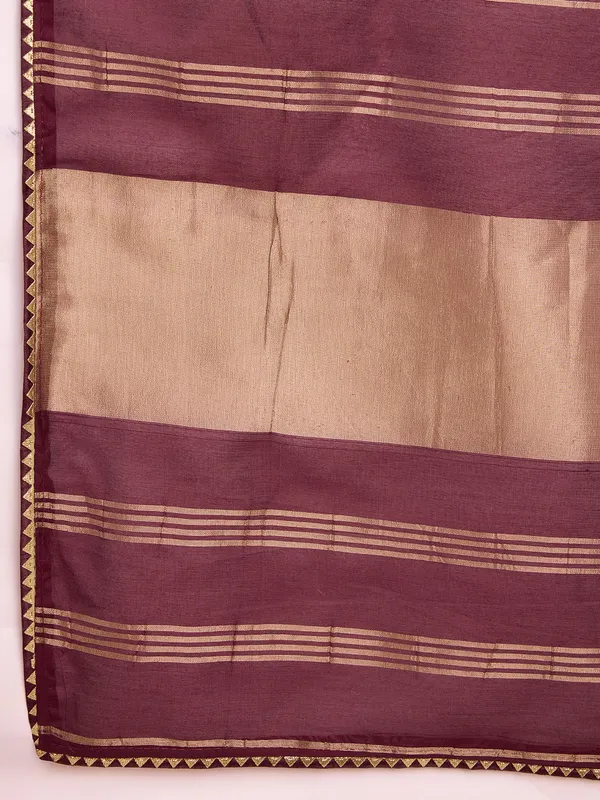 Maroon_Cotton_Silk_Printed_Bandhani_Saree_With_Unstitched_Blouse_For_Women