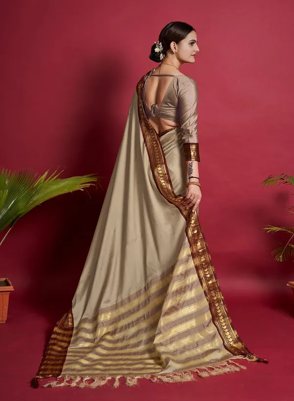 Multicolor_Cotton_Silk_Woven_Kanjivaram_Saree_With_Unstitched_Blouse_For_Women
