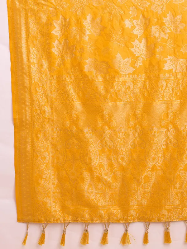 Multicolor_Cotton_Silk_Woven_Kanjivaram_Saree_With_Unstitched_Blouse_For_Women