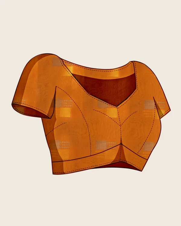 Red_Cotton_Silk_Woven_Banarasi_Saree_With_Unstitched_Blouse_For_Women