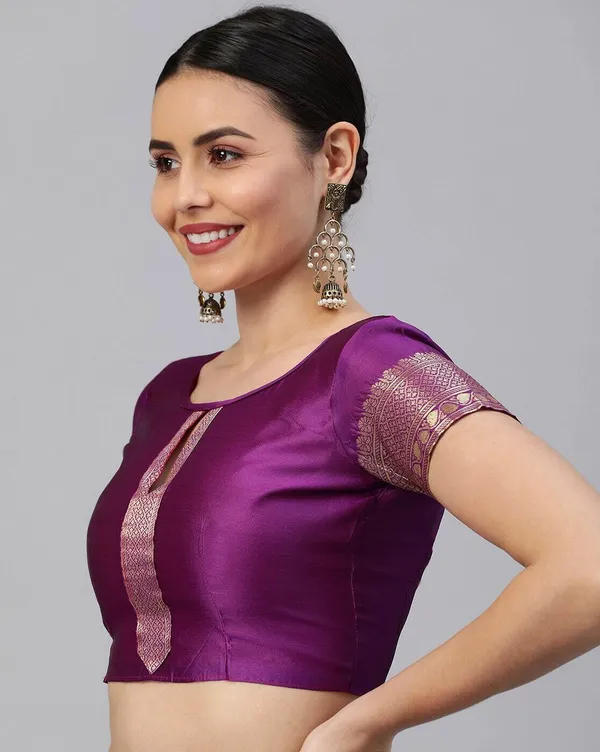 Purple_Cotton_Silk_Woven_Banarasi_Saree_With_Unstitched_Blouse_For_Women