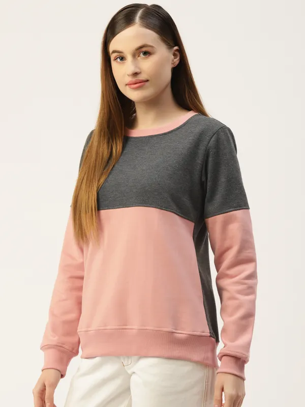 BRINNS_Women_Colourblocked_Fleece_Sweatshirt