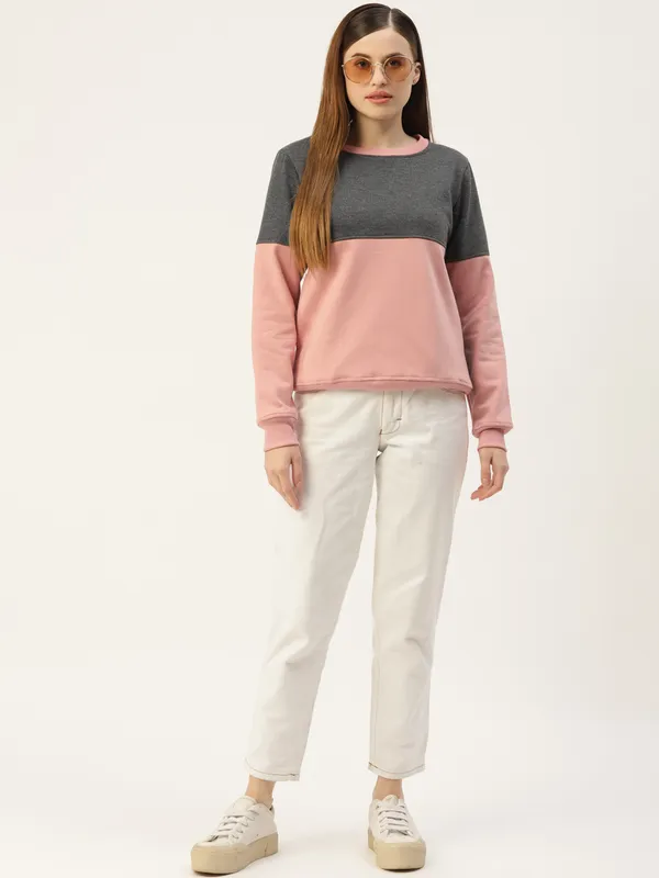 BRINNS_Women_Colourblocked_Fleece_Sweatshirt