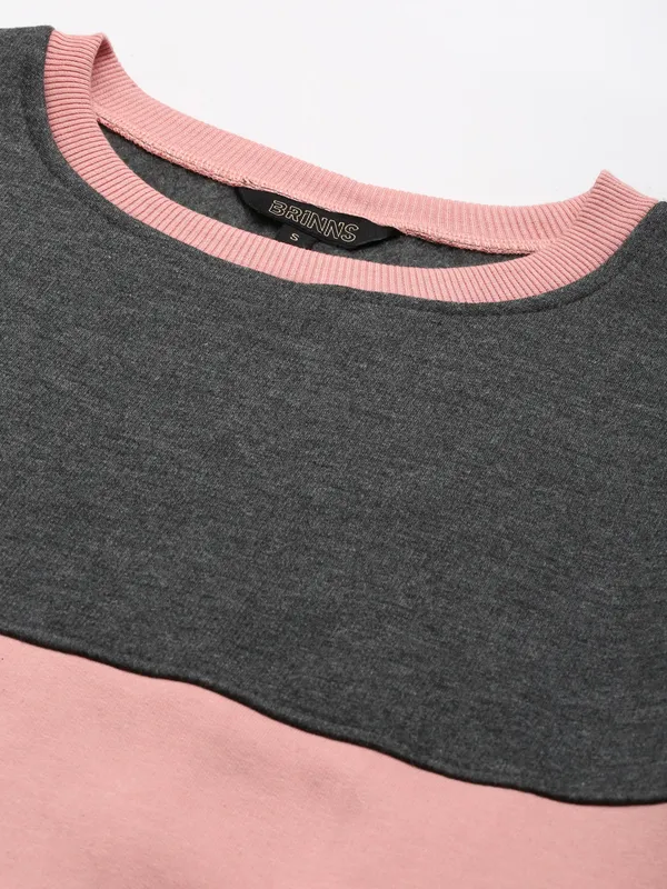 BRINNS_Women_Colourblocked_Fleece_Sweatshirt