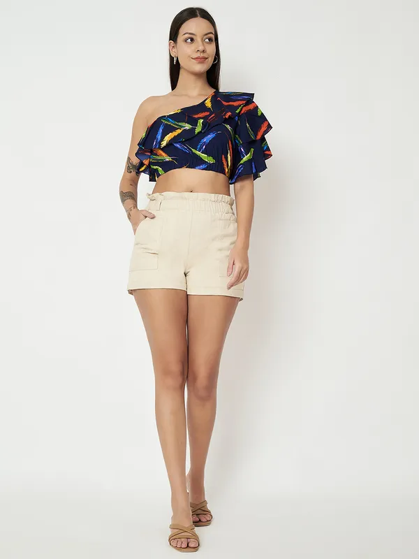 Multi_Print_Polyester_Print_Tops_For_Women