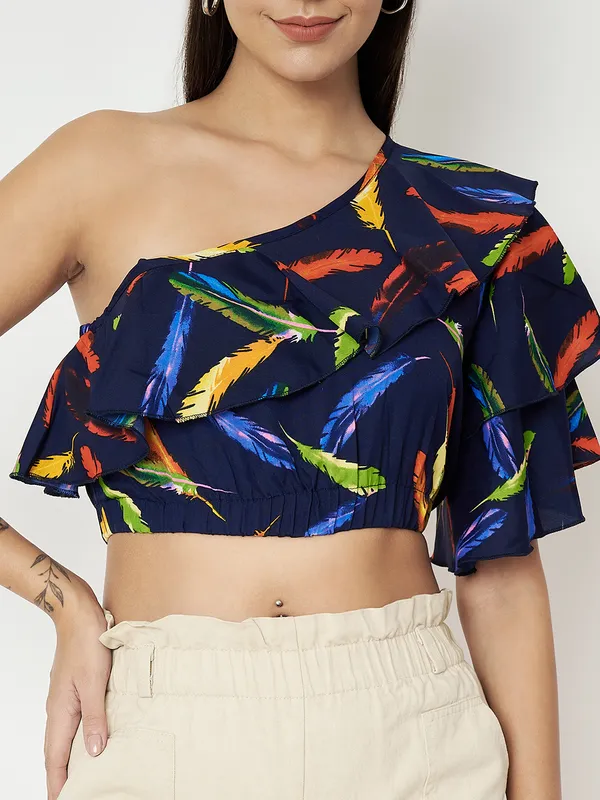 Multi_Print_Polyester_Print_Tops_For_Women