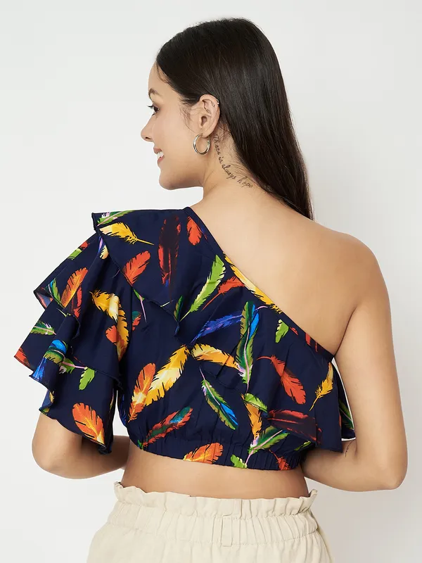 Multi_Print_Polyester_Print_Tops_For_Women