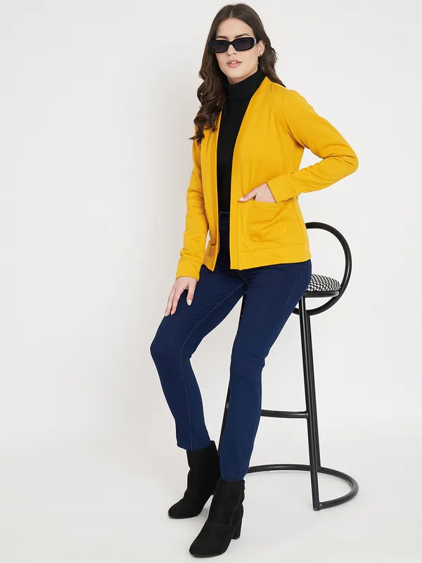 BRINNS_Women_Collarless_Open_Front_Jacket