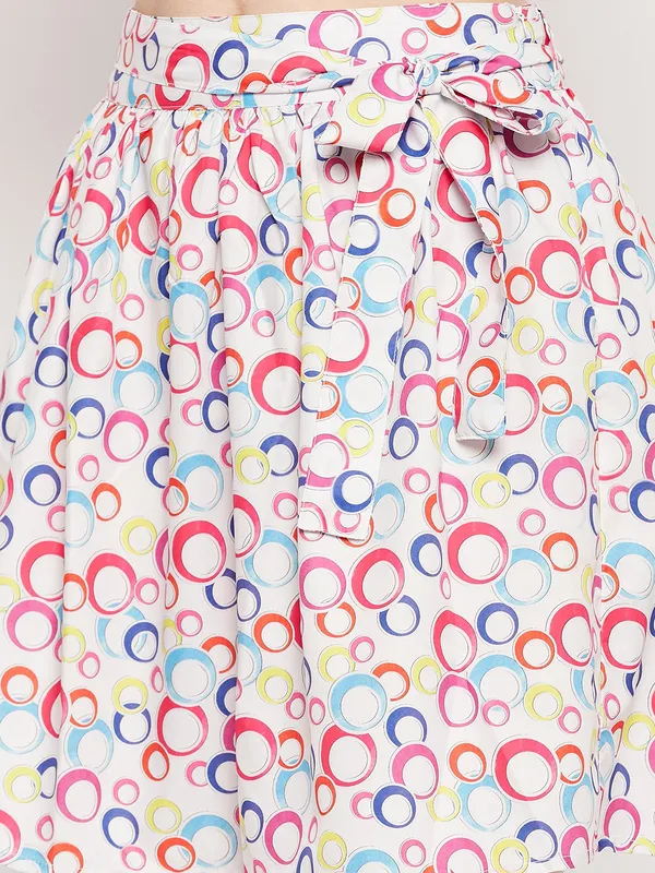 Multi_Print_Polyester_Print_Skirts_For_Women