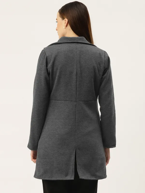 BRINNS_Women_Teal_Fleece_Longline_Princess_Coat