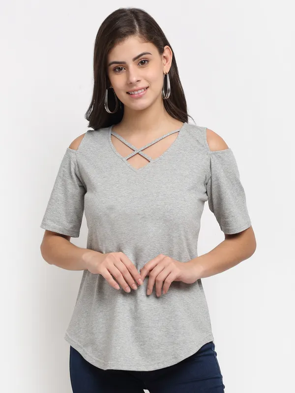 BRINNS_Women_Plus_Size_Cut_Out_Detail_Cotton_Top