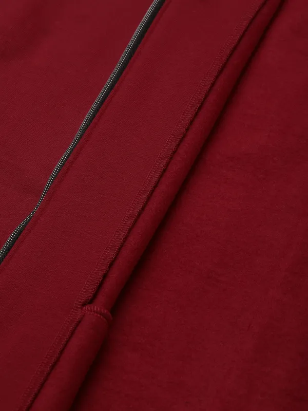 BRINNS_Women_Maroon_Solid_Sweatshirt