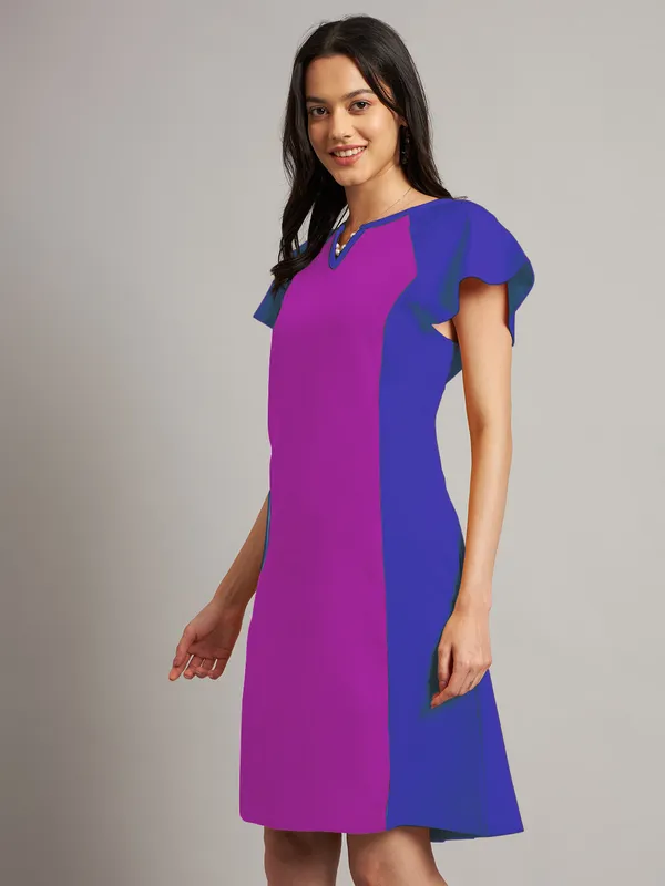 BRINNS_Women_Pure_Cotton_Colourblocked_Sheath_Dress