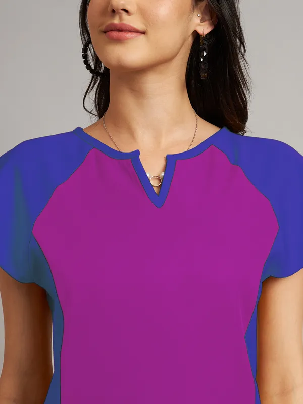 BRINNS_Women_Pure_Cotton_Colourblocked_Sheath_Dress