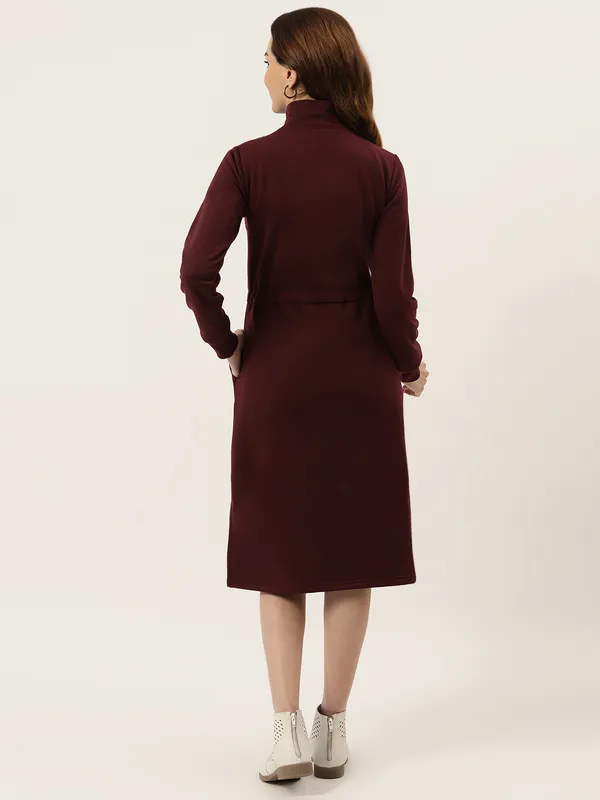 BRINNS_Women_Colourblocked_A-Line_Dress