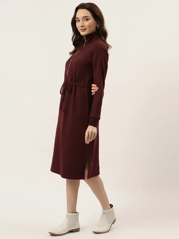 BRINNS_Women_Colourblocked_A-Line_Dress
