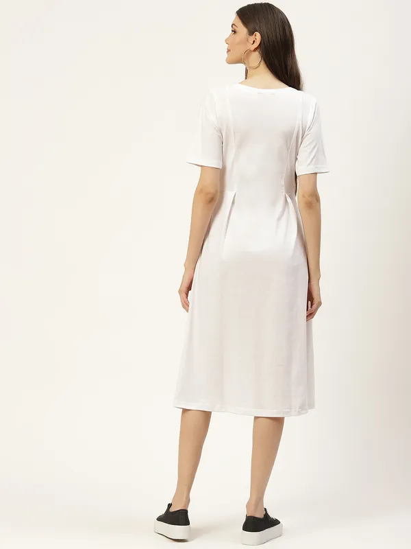 BRINNS_Women_Solid_Plus_Size_Cotton_A-Line_Midi_Dress