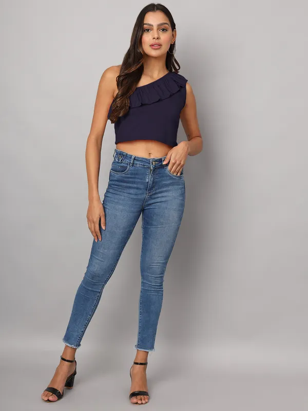 Navy_Cotton_Blend_Single_Jersey_Tops