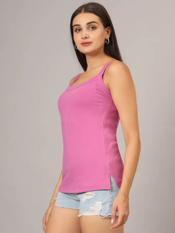 Ltpurple_Cotton_Lycra_Camisoles
