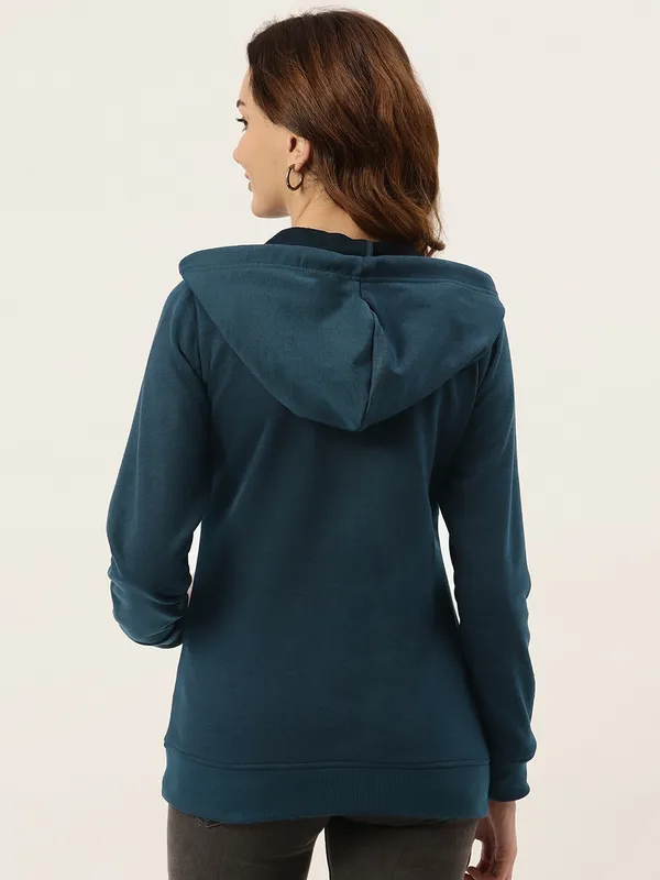 BRINNS_Women_Peach-Coloured_Hooded_Sweatshirt
