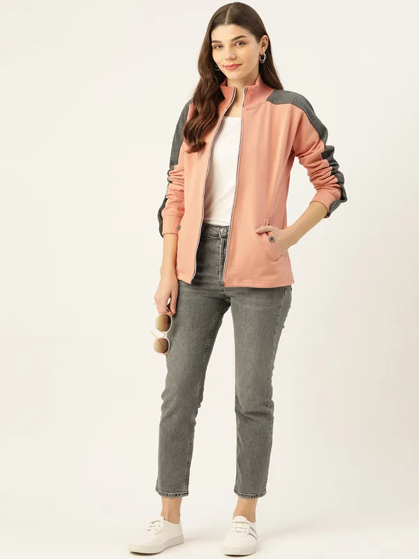 BRINNS_Women_Maroon_Solid_Sweatshirt