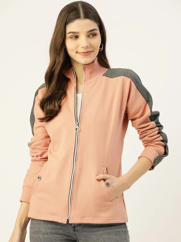 BRINNS_Women_Maroon_Solid_Sweatshirt