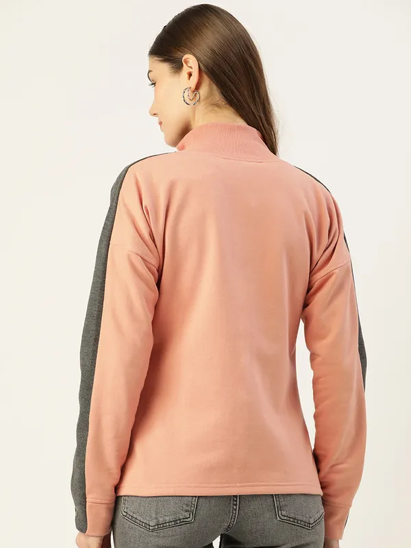 BRINNS_Women_Maroon_Solid_Sweatshirt